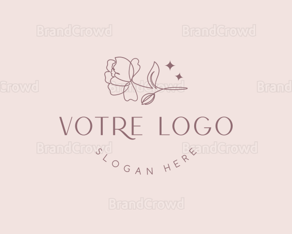 Organic Floral Beauty Logo