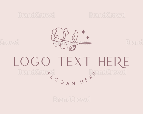 Organic Floral Beauty Logo