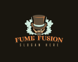 Fume - Steampunk Gentleman Smoke logo design