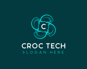 Cyber Tech Developer logo design