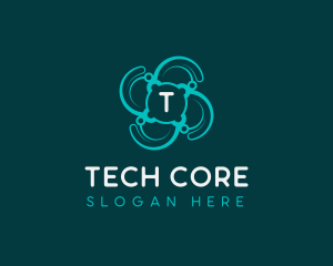 Cyber Tech Developer logo design