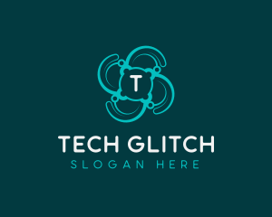 Cyber Tech Developer logo design