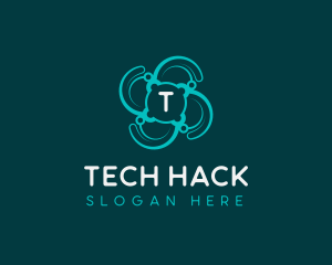 Cyber Tech Developer logo design