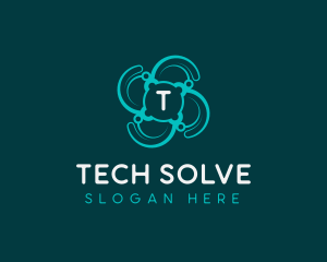 Cyber Tech Developer logo design