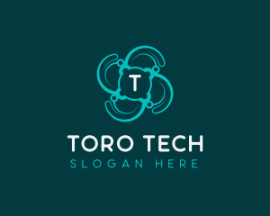 Cyber Tech Developer logo design