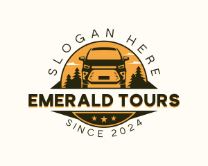 Tour Camper Van Travel logo design