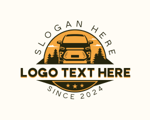 Camper - Tour Camper Van Travel logo design