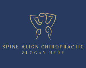 Chiropractor - Spa Relaxation Massage logo design