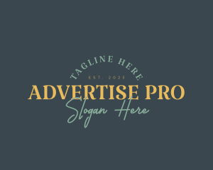 Advertisement - Vintage Rustic Company logo design