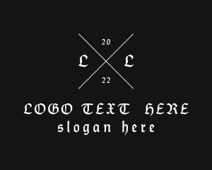 Clothing Line - Cool Punk Letter logo design