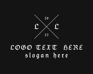 Heavy Metal - Cool Punk Letter logo design
