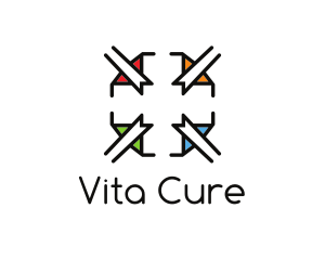 Pharmaceutical - Elegant Stained Glass Cross logo design