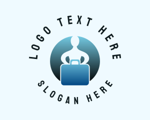 Briefcase - Businessman Briefcase Professional logo design
