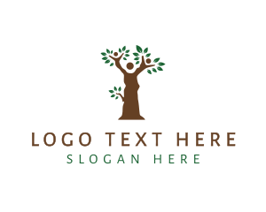 Brown Tree - Brown Tree People logo design