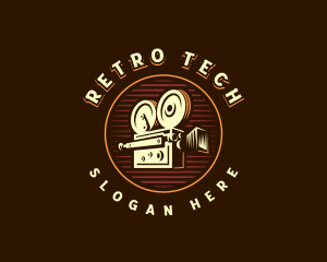 Retro Film Camera logo design