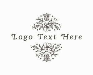 Rustic - Botanical Flower Garden logo design