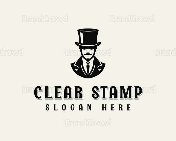 Sophisticated Gentleman Hat Logo