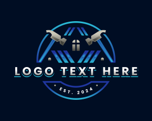 Refurbish - Hammer Renovation Hardware logo design