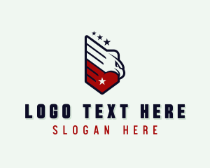 Stripes - Patriot Eagle USA logo design