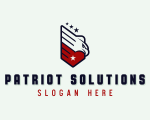 Patriot Eagle USA logo design