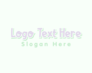 Wordmark - Purple Pastel Company logo design