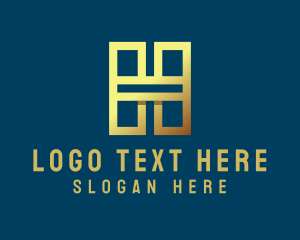 Bm - Elegant Luxury Letter H logo design