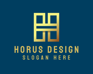 Elegant Luxury Letter H  logo design