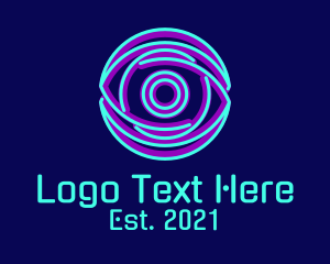 It - Gaming Eye Sphere logo design
