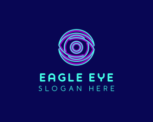 Gaming Eye Sphere logo design