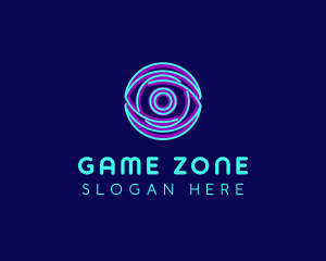 Gaming Eye Sphere logo design