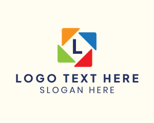 Geometric - Learning Triangles Playroom logo design