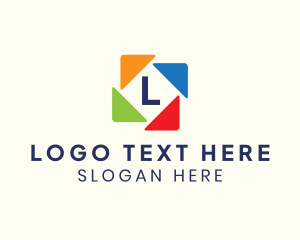 Square - Learning Triangles Playroom logo design