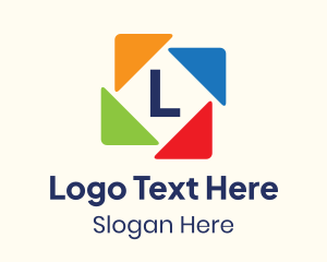Learning Center - Learning Triangles Lettermark logo design
