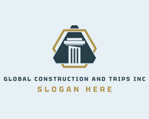 Legal Column Company  logo design