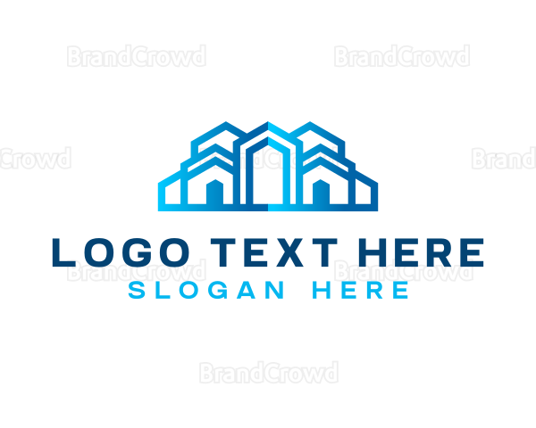 Roofing Builder Residence Logo