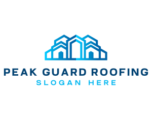 Roofing Builder Residence logo design