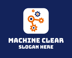 Industrial Gear Machine logo design