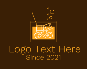 Orange - Iced Orange Drink logo design