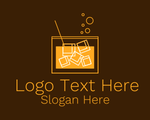 Iced Orange Drink Logo