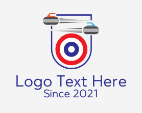 Olympic - Curling Target Sport logo design