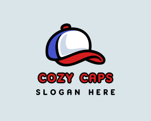 Baseball Hat Head Gear logo design