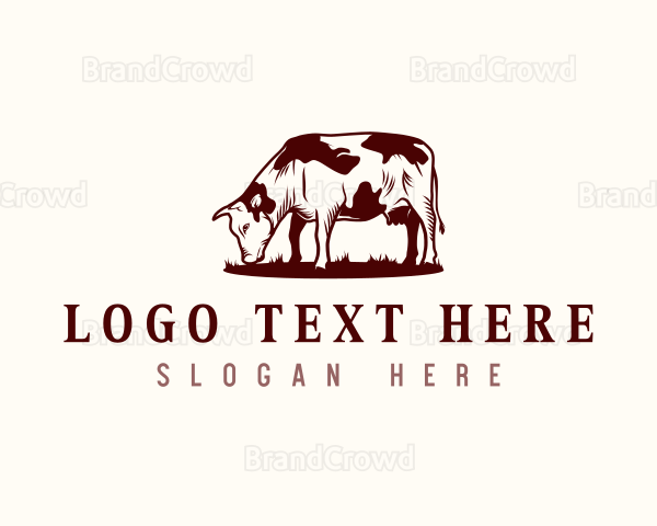 Cow Animal Farm Logo