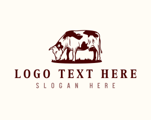 Wagyu - Cow Animal Farm logo design