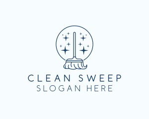 Mop - Simple Mop Cleaning logo design