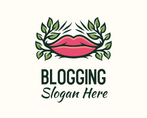 Organic Plant Lips Logo