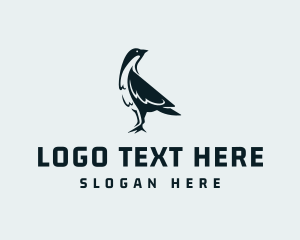 Plover - Wild Bird Animal logo design
