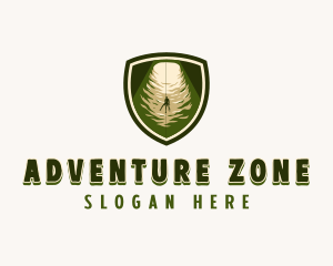 Adventure Cave Caving logo design