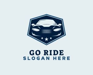 Ride-sharing - Automotive Car Drive logo design