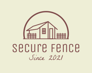 Fencing - Rural Housing Property logo design