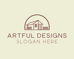 House Property Fence logo design